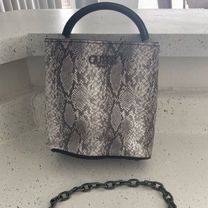 GUESS croc print bag
